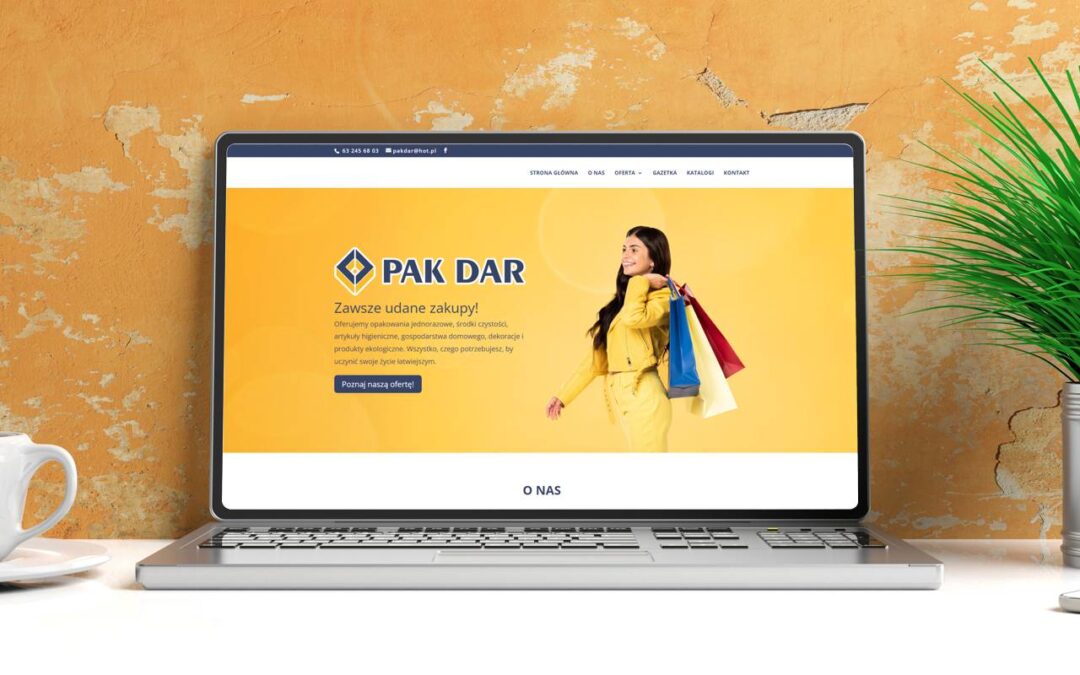 Strona internetowa firmy PAK DAR